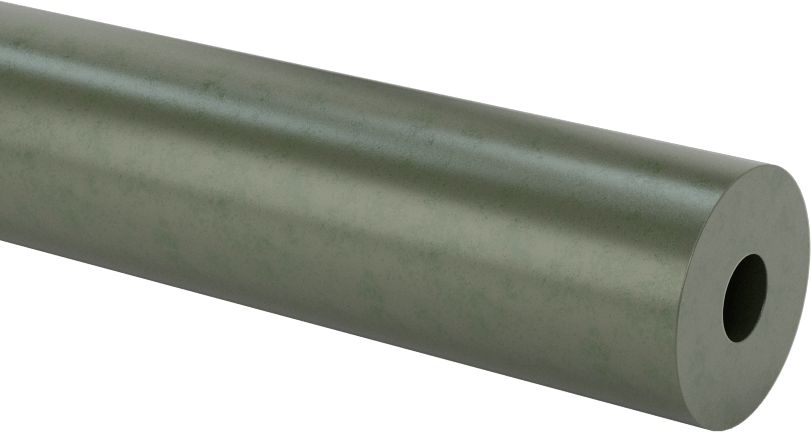Ekstra Yüksek Sıcaklık Elektrik Yalıtımlı Mika, 3/4“ Dış Çap x 1/4” İç Çap Tüp, 1/4" Kalınlıkta Duvar, 508 V/Mil