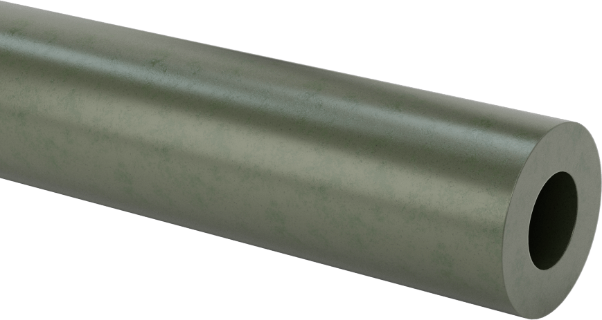 Ekstra Yüksek Sıcaklık Elektrik Yalıtımlı Mika, 1“ Dış Çap x 1/2” İç Çap Boru, 1/4" Kalınlıkta Duvar, 508 V/Mil