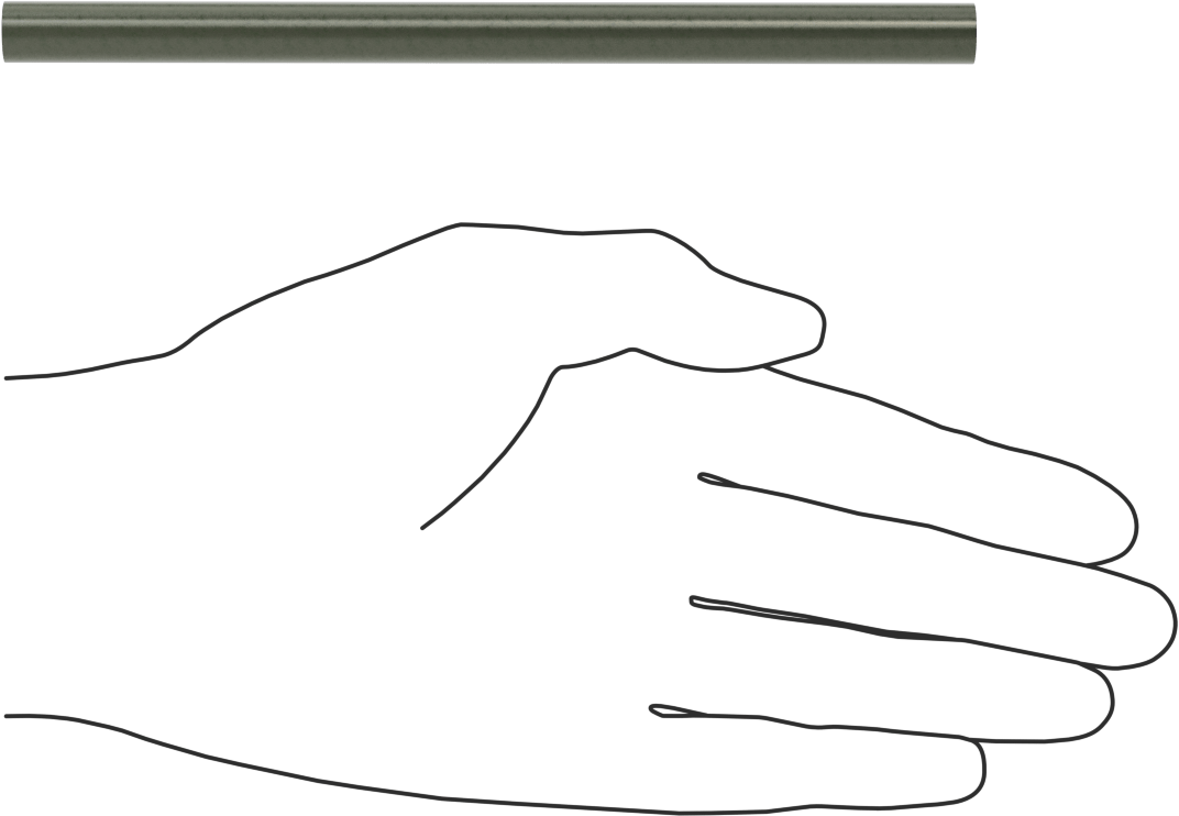 Ekstra Yüksek Sıcaklık Elektrik Yalıtımlı Mika, 3/8“ Dış Çap x 1/4” İç Çap Tüp, 1/16" Kalın Duvar, 254 V/Mil