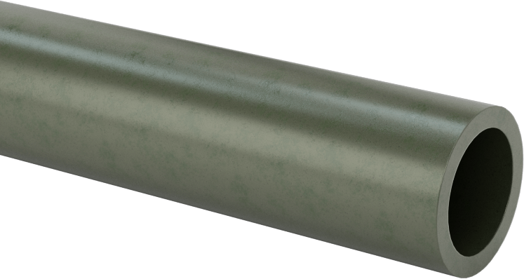 Ekstra Yüksek Sıcaklık Elektrik Yalıtımlı Mika, 1/2“ Dış Çap x 1/4” İç Çaplı Boru, 1/16" Kalın Duvar, 254 V/Mil