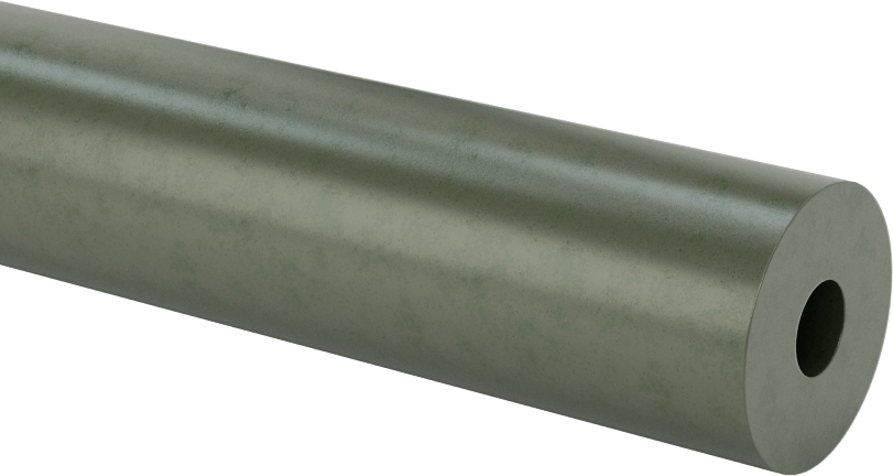 Ekstra Yüksek Sıcaklık Elektrik Yalıtımlı Mika, 3/4“ Dış Çap x 1/4” İç Çap Tüp, 1/4" Kalınlıkta Duvar, 254 V/Mil