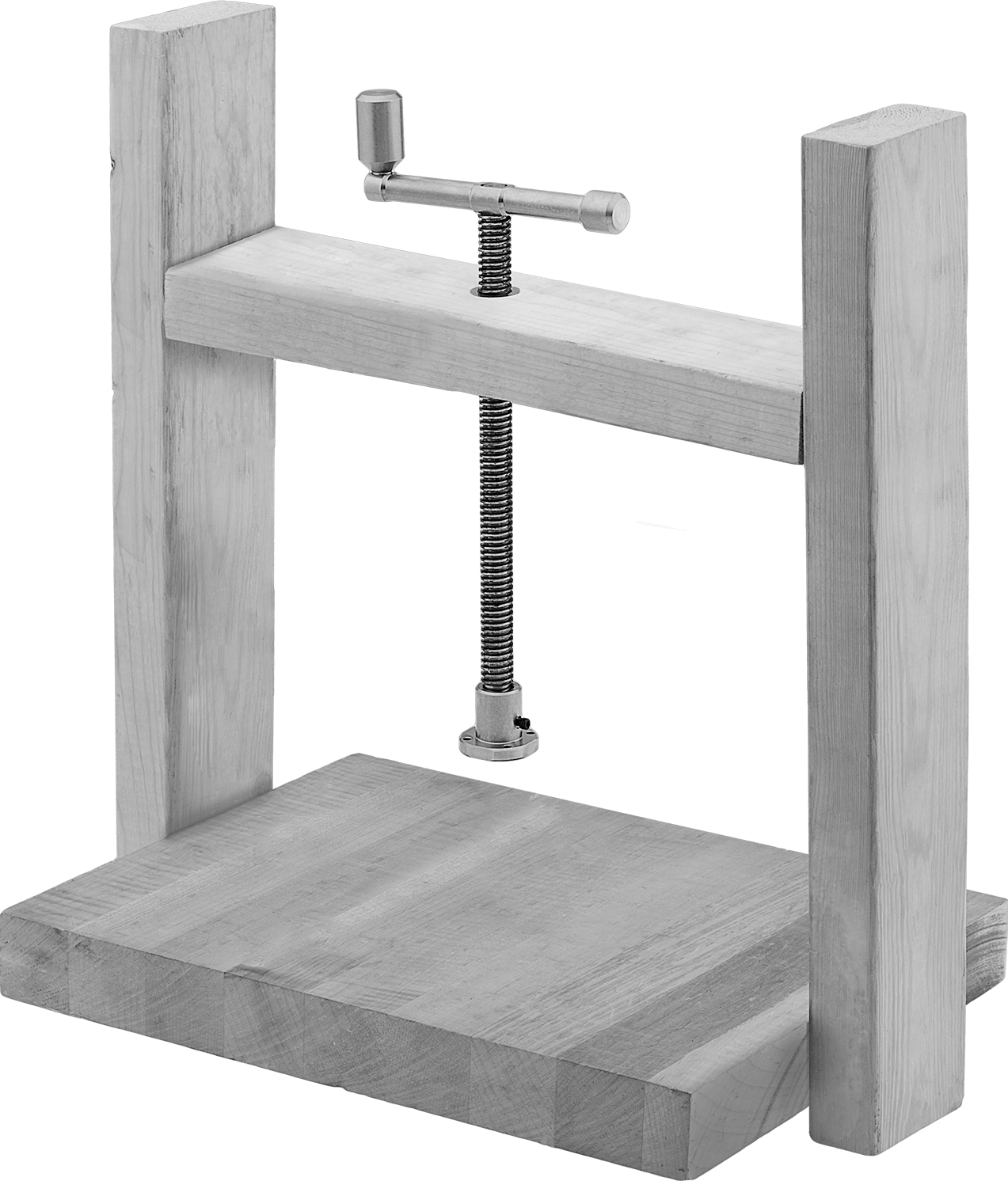 Clamp built into a press