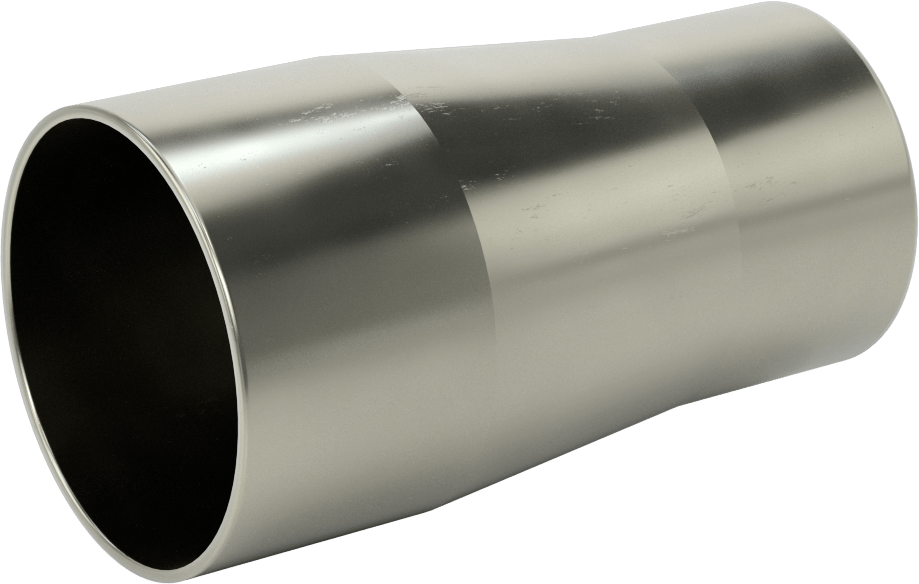 Çelik Boru için Vakum Bağlantı Parçası, 2-1/2“ x 2-1/8” Dış Çaplı Tüp için Düz Redüktör, Çelik