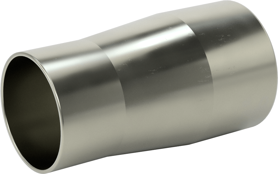 Çelik Boru için Vakum Bağlantı Parçası, 2-1/2“ x 2-1/8” Dış Çaplı Tüp için Düz Redüktör, Çelik