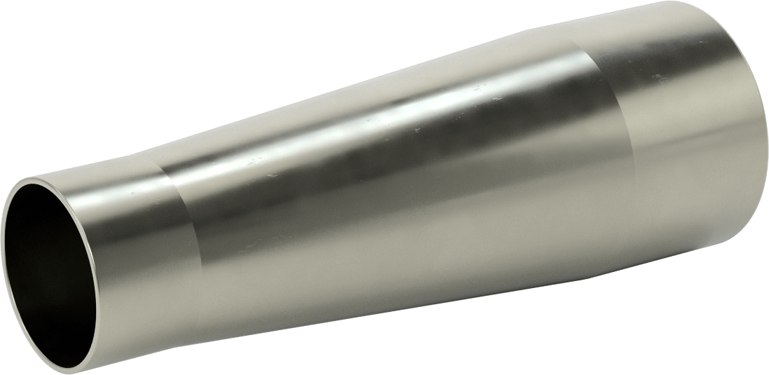Çelik Boru için Vakum Bağlantı Parçası, 3“ x 2-1/8” Dış Çaplı Tüp için Düz Redüktör, Çelik
