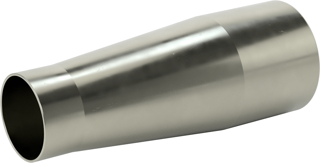 Çelik Boru için Vakum Bağlantı Parçası, 3-1/2“ x 2-1/2” Dış Çaplı Boru için Düz Redüktör, Çelik