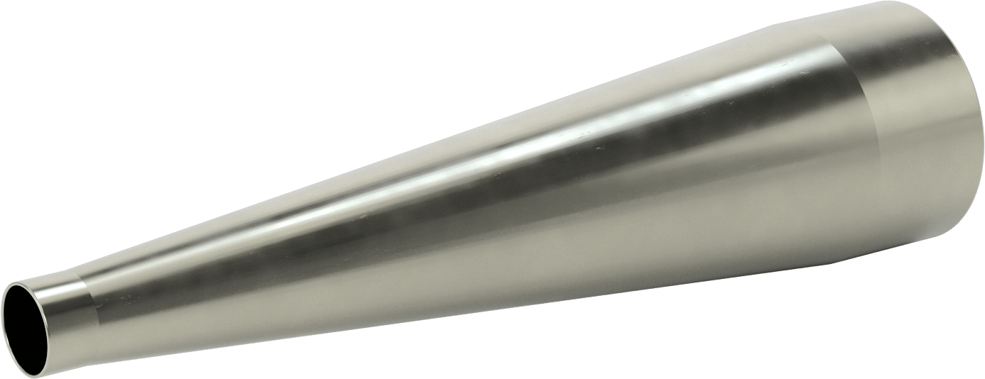 Çelik Boru için Vakum Bağlantı Parçası, 6“ x 2-1/8” Boru Dış Çapı için Düz Redüktör, Çelik