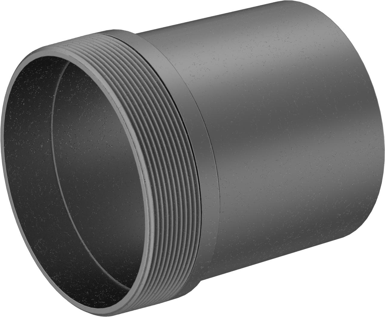 Çelik Boru için Vakum Bağlantı Parçası, 6" Boru Dış Çapı x 6 NPT Erkek için Düz Adaptör, Çelik