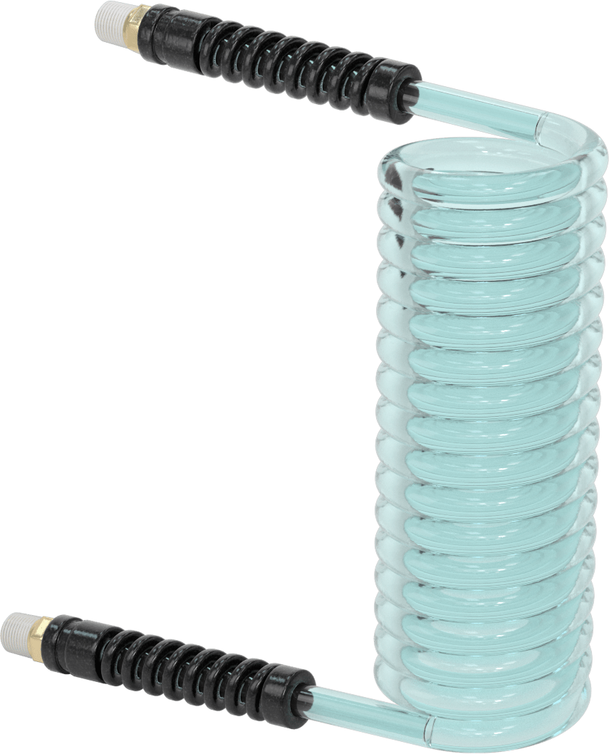 Yüksek Sıcaklık Esnek Geri Çekilebilir Hava Hortumu, Pirinç 3/8 x 3/8 NPT Erkek, 20 Fit Uzunluk