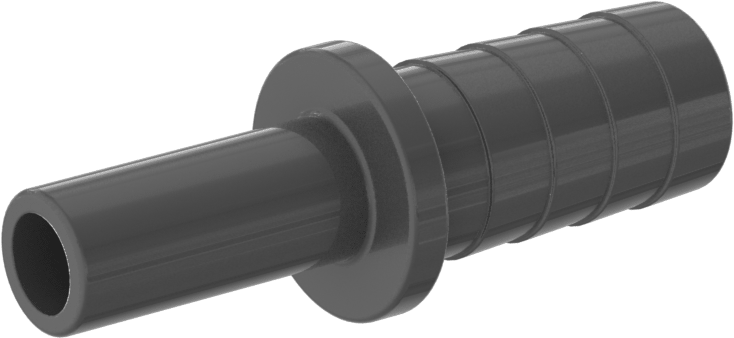 İçme Suyu için İtme-Bağlantı Elemanı, Adaptör, 3/8" Boru Gövde Dış Çapı, 1/2" Dikenli Boru İç Çapı için
