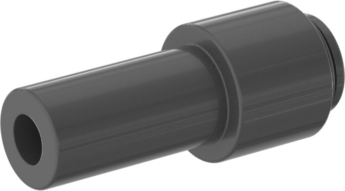İçme Suyu için İtme-Bağlantı Elemanı, Düz Adaptör, 1/2" Boru Gövde Dış Çapı, 5/16" Boru Dış Çapı için