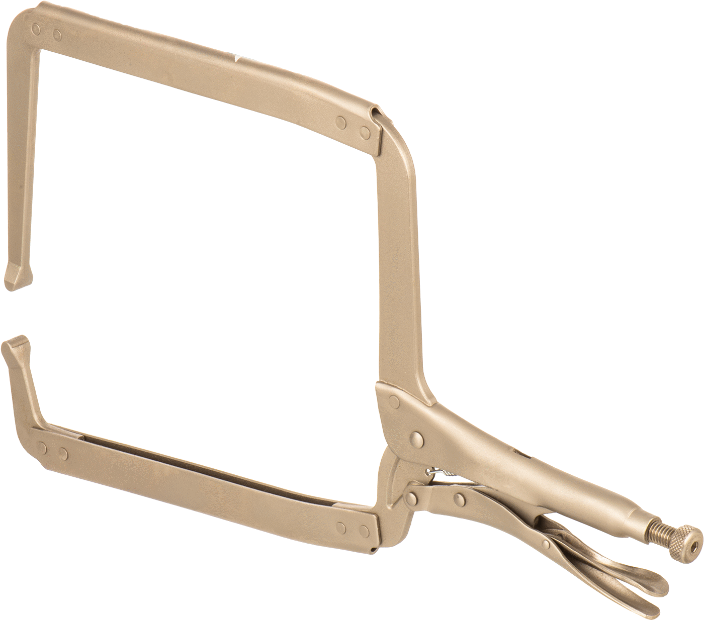 Kilitleme Pense Kelepçesi, Sabit Çene, 0“ ila 7-1/2” Açıklık