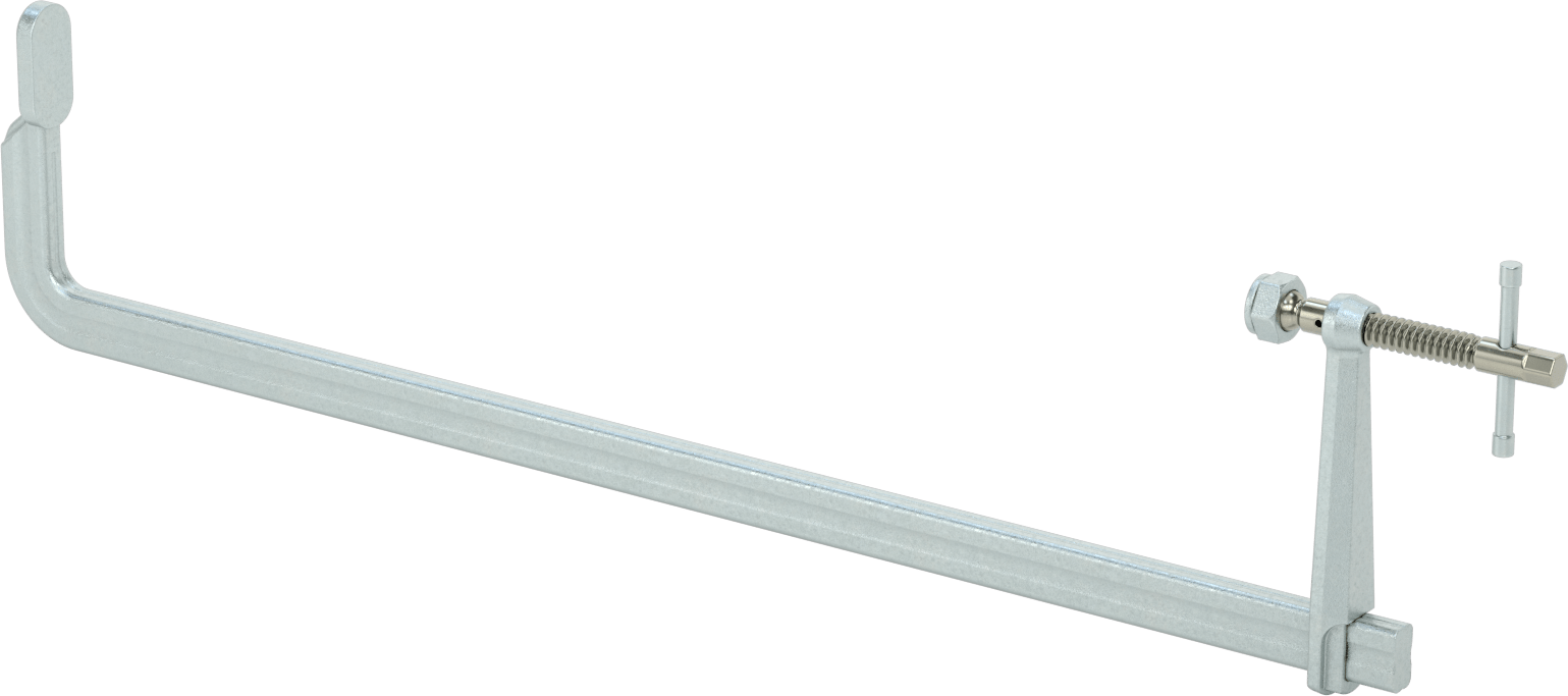 Hızlı Çalışan Çubuk Kelepçesi, Ağır Hizmet Tipi, 0“- 36” Açıklık, 35 Derece Döner