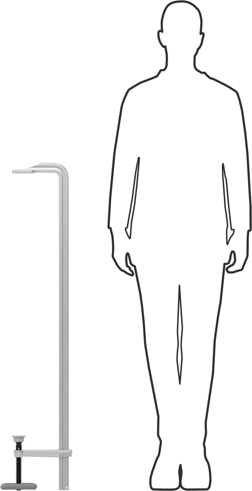 Hızlı Çalışan Çubuk Kelepçesi, 0“- 36” Açıklık