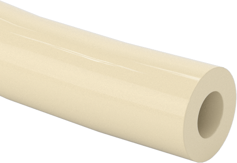 Kimyasallar için Aşırı Basınçlı PEEK Boru, Opak Bej, 0.062" ID, 1/8" OD