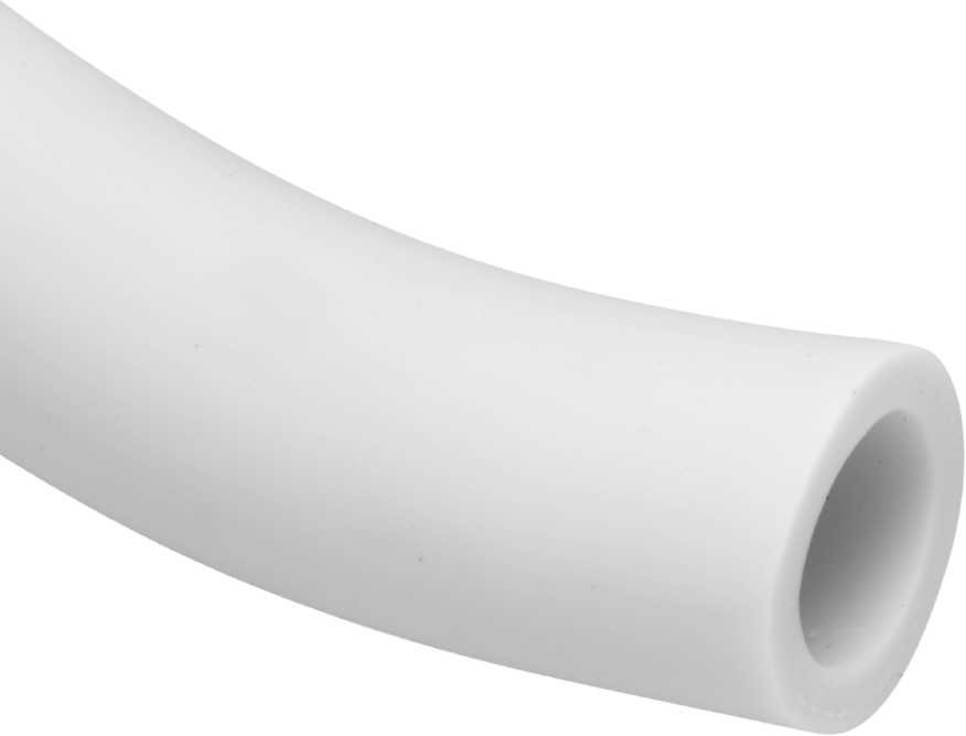 Kimyasallar için Aşırı Basınçlı PEEK Boru, Bej, 0.08" ID, 1/8" OD