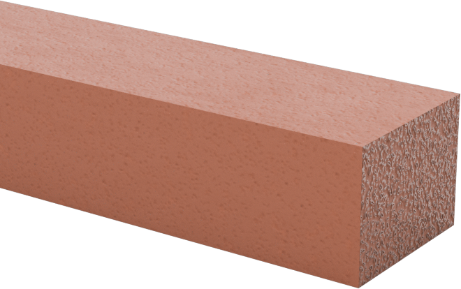 Arka Yüzü Yapışkanlı Yüksek Sıcaklığa Dayanıklı Silikon Köpük Şerit, Ultra Pürüzsüz, 1/4" Genişlik, 3/16" Kalınlık, 15 Fit Uzunluk