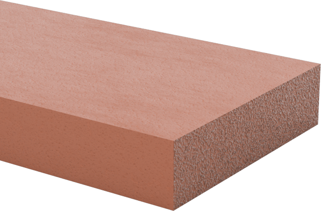 Arka Yüzü Yapışkanlı Yüksek Sıcaklığa Dayanıklı Silikon Köpük Şerit, Ultra Pürüzsüz, 3/4" Genişlik, 3/16" Kalınlık, 15 Fit Uzunluk
