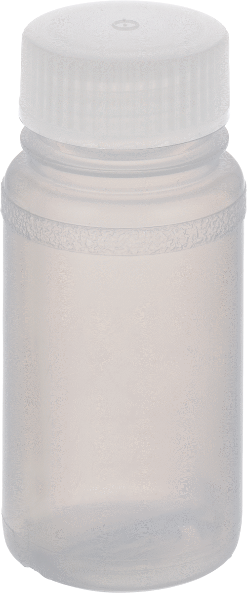 Yarı Şeffaf LDPE Plastik Şişe, 4 FL. oz./125 ml Kapasite, 1-1/2" Ağız Dış Çapı