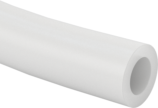 Aşınmaya Dayanıklı PVDF Plastik Yarı Şeffaf Boru, Kimyasallar için, 3/16" ID, 5/16" OD