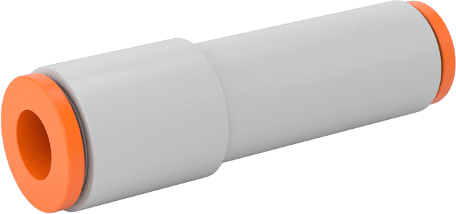Hava ve Su için Bas-Bağlan Boru Bağlantı Parçası, Neme Dayanıklı, 1/8" x 4 mm Boru Dış Çapı için Adaptör