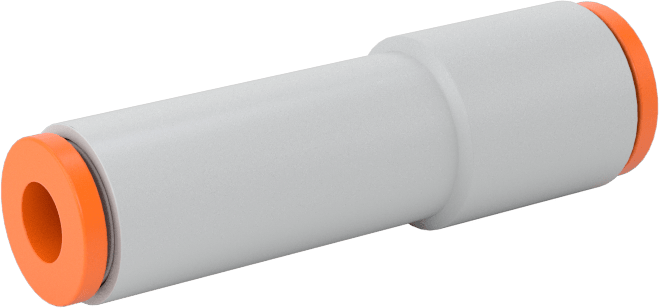 Hava ve Su için Bas-Bağlan Boru Bağlantı Parçası, Neme Dayanıklı, 1/8" x 4 mm Boru Dış Çapı için Adaptör