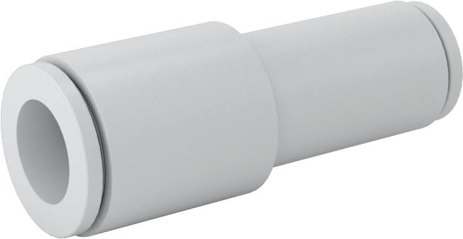 Hava ve Su için Bas-Bağlan Boru Bağlantı Parçası, Neme Dayanıklı, 5/32" x 6 mm Dış Çaplı Boru Adaptörü