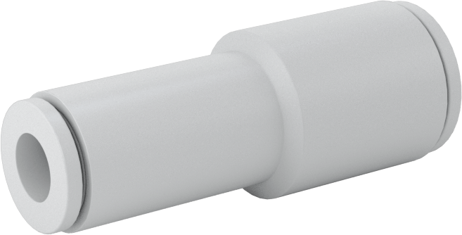 Hava ve Su için Bas-Bağlan Boru Bağlantı Parçası, Neme Dayanıklı, 5/32" x 6 mm Dış Çaplı Boru Adaptörü