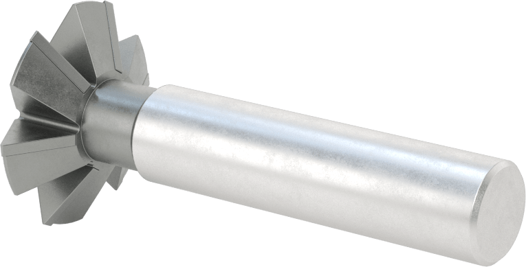 Karbür Uçlu Çift Pahlı Uçlu Freze, Kaplamasız, 60 Derece Kesme Açısı, 1-1/2" Freze Çapı