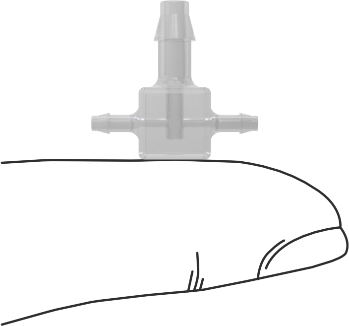 Hava ve Su için Plastik Dikenli Boru Bağlantı Elemanı, 1/16“ x 1/8” Boru İç Çapı için Easy-View Hat Üstü Redüktör