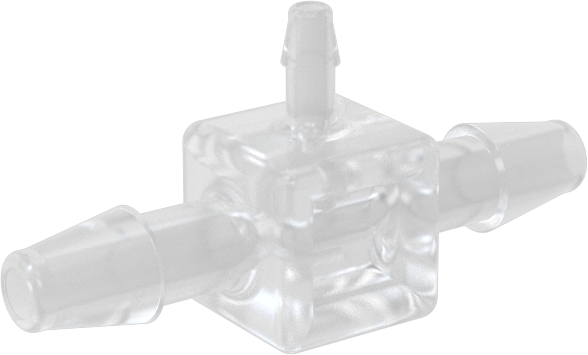 Hava ve Su için Plastik Dikenli Boru Bağlantı Elemanı, 1/8“ x 1/16” Boru İç Çapı için Easy-View Hat Üstü Redüktör