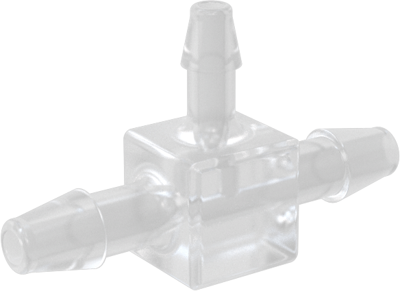 Hava ve Su için Plastik Dikenli Boru Bağlantı Elemanı, 1/8“ x 3/32” Boru İç Çapı için Easy-View Hat Üstü Redüktör