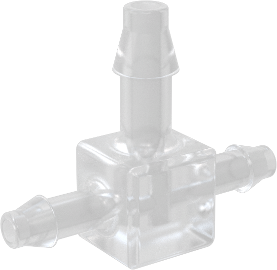 Hava ve Su için Plastik Dikenli Boru Bağlantı Elemanı, 1/8“ x 5/32” Boru İç Çapı için Easy-View Hat Üstü Redüktör