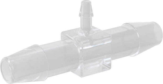 Hava ve Su için Plastik Dikenli Boru Bağlantı Elemanı, 1/4“ x 3/32” Boru İç Çapı için Easy-View Hat Üstü Redüktör