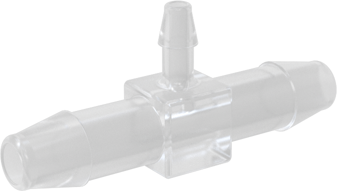 Hava ve Su için Plastik Dikenli Boru Bağlantı Elemanı, 1/4“ x 1/8” Boru İç Çapı için Easy-View Hat Üstü Redüktör