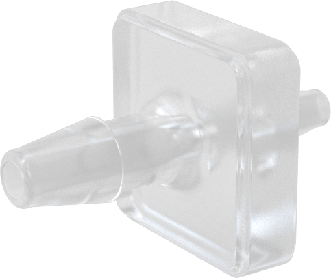 Hava ve Su için Plastik Dikenli Boru Bağlantı Elemanı, 3/32“ x 1/16” Boru İç Çapı için Easy-View Redüktör