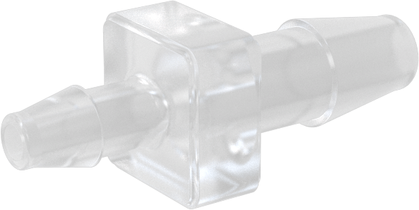 Hava ve Su için Plastik Dikenli Boru Bağlantı Elemanı, 3/16“ x 1/8” Boru İç Çapı için Easy-View Redüktör