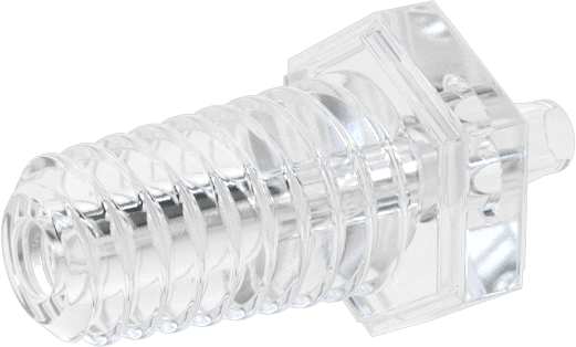 Hava ve Su için Plastik Dikenli Boru Bağlantı Elemanı, 1/16" Boru x 10-32 UNF Erkek için Easy-View