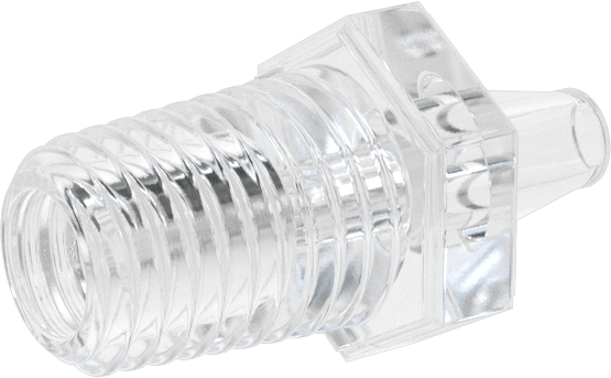 Hava ve Su için Plastik Dikenli Boru Bağlantı Elemanı, 1/8" Boru x 1/16 NPT Erkek için Easy-View Adaptör