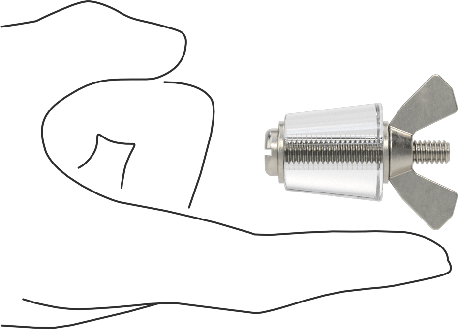 Sıkı Tutuşlu Yüksek Sıcaklık Konik Fiş, Anma Ölçüsü 4, 51/64“ ila 1-1/64” İç Çap için