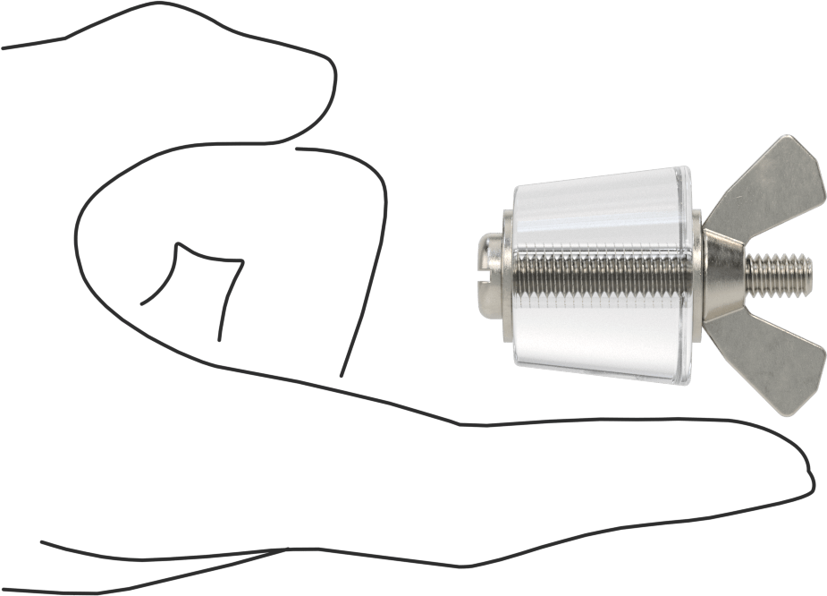Sıkı Tutuşlu Yüksek Sıcaklık Konik Fiş, Anma Ölçüsü 6, 1-1/32“ ila 1-1/4” İç Çap için