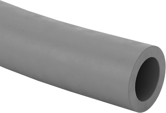 Yüksek Sıcaklık Viton® Floroelastomer Opak Boru, Kimyasallar için, Sert, 3/8" ID, 9/16" OD