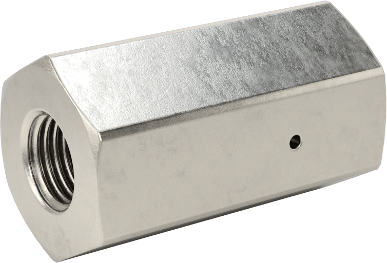 Aşırı Basınçlı 316 Paslanmaz Çelik Boru Bağlantı Elemanı, Düz Adaptör, 1/4 NPT Dişi x 3/4"-16 UN/UNF Dişi