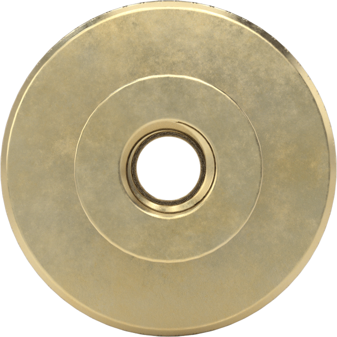 Pirinç Topuz, 3/8"-16 Dişli Delikli, 1-1/2" Başlık Çapı