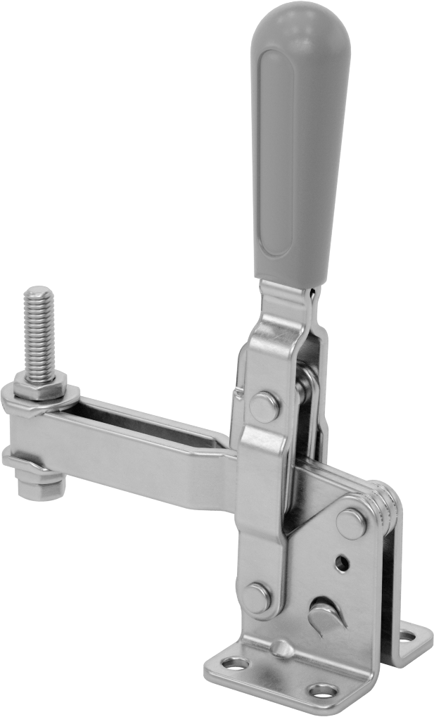 Sabitleme Mandal Kelepçesi, Açık Kol, 18-8 Paslanmaz Çelik, 600 lbs. Kapasite, 5-5/8" Toplam Uzunluk