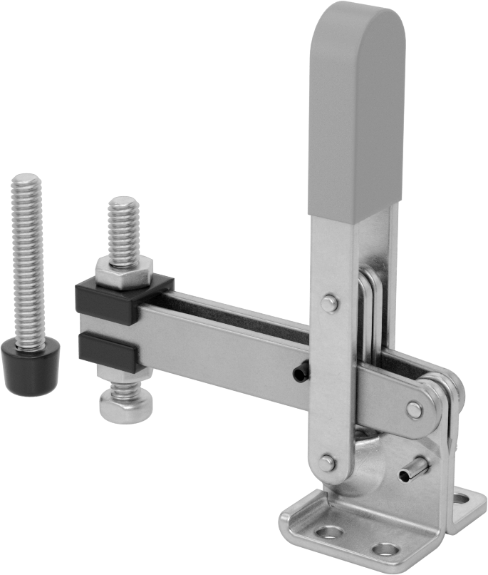 Sabitleme Mandal Kelepçesi, Açık Kol, Çelik, 230 lbs. Taşıma Kapasitesi, 3-3/8" Toplam Uzunluk