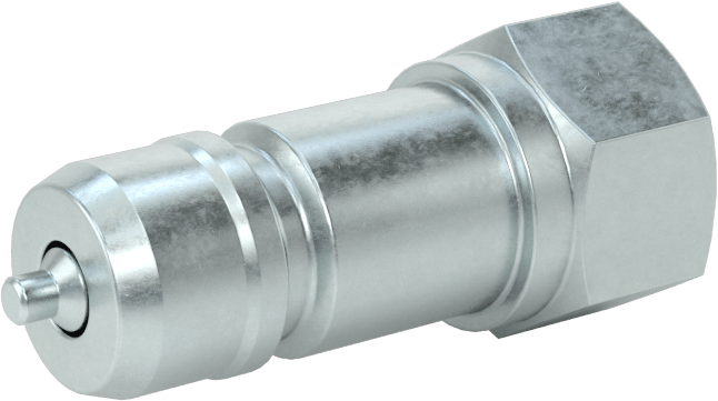 Uluslararası Standart ISO A Hortum Bağlantısı, 1/4 Boyut, Plug, 1/8 NPTF Dişi Uç