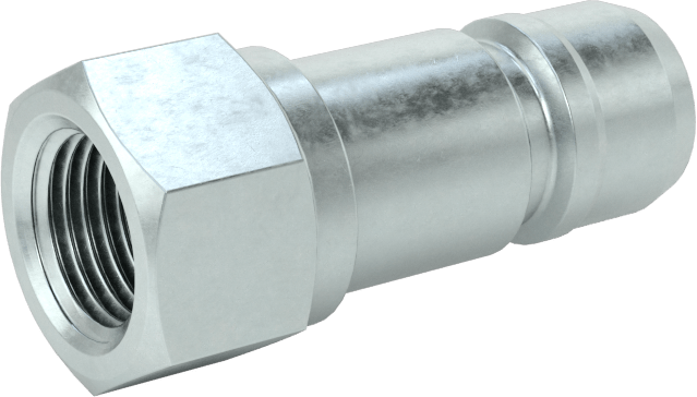 Uluslararası Standart ISO A Hortum Bağlantısı, 1/4 Boyut, Plug, 1/8 NPTF Dişi Uç
