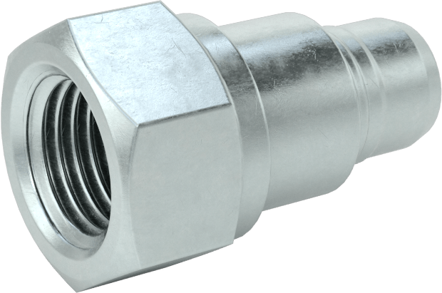 Uluslararası Standart ISO A Hortum Bağlantısı, 1/4 Boyut, Plug, 1/4 NPTF Dişi Uç