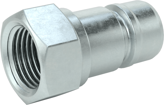 Uluslararası Standart ISO A Hortum Bağlantısı, 1/2 numaralı, Plug, 1/2 NPTF Dişi Uç